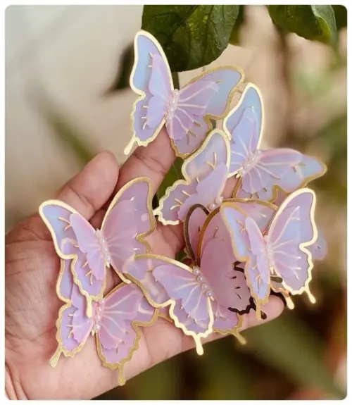 Arquivo de Corte Topo de Bolo - Borboletas