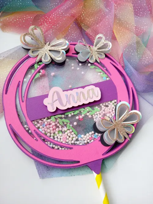 Arquivo de Corte Topo de Bolo - Borboletas