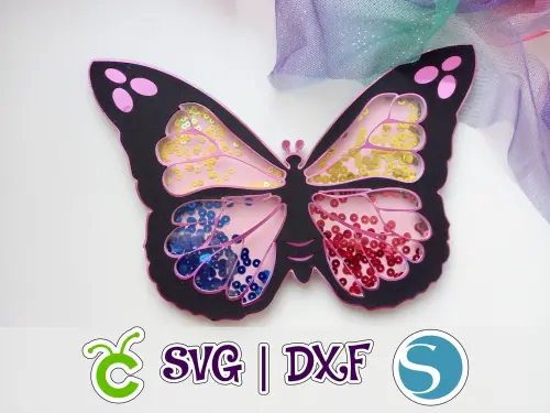 Arquivo de Corte Topo de Bolo - Borboletas