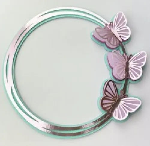 Arquivo de Corte Topo de Bolo - Borboletas