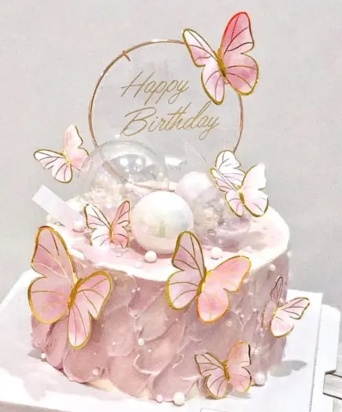 Arquivo de Corte Topo de Bolo - Borboletas