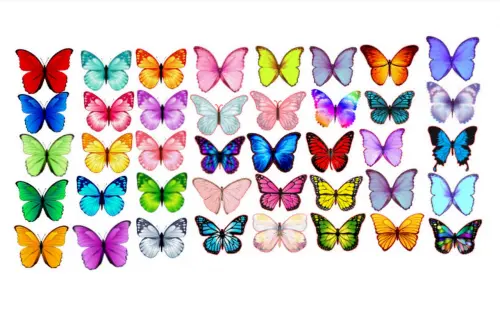 Arquivo de Corte Topo de Bolo - Borboletas