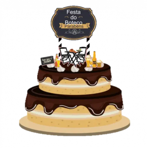 Arquivo de Corte Topo de Bolo - Boteco