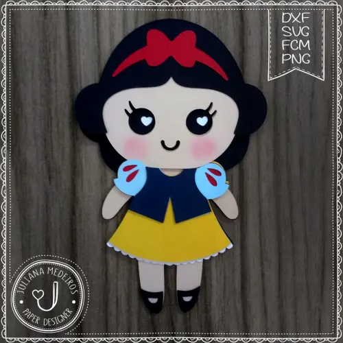 Arquivo de Corte Topo de Bolo - Branca de Neve