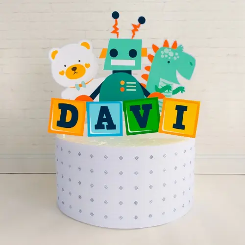 Arquivo de Corte Topo de Bolo - Brinquedos