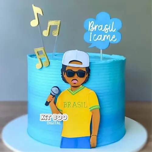 Arquivo de Corte Topo de Bolo - Bruno Mars