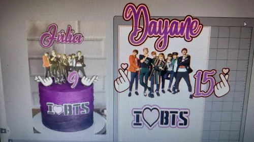 Arquivo de Corte Topo de Bolo - BTS