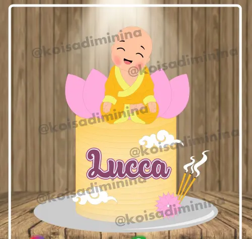 Arquivo de Corte Topo de Bolo - Buda