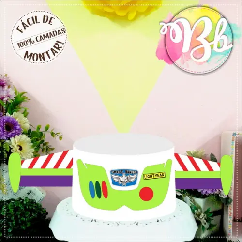 Arquivo de Corte Topo de Bolo - Buzz Lightyear