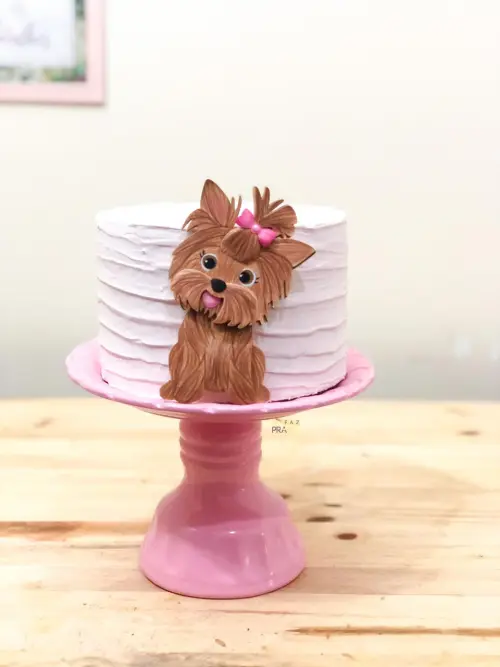 Arquivo de Corte Topo de Bolo - Cachorro