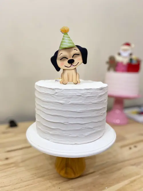 Arquivo de Corte Topo de Bolo - Cachorro