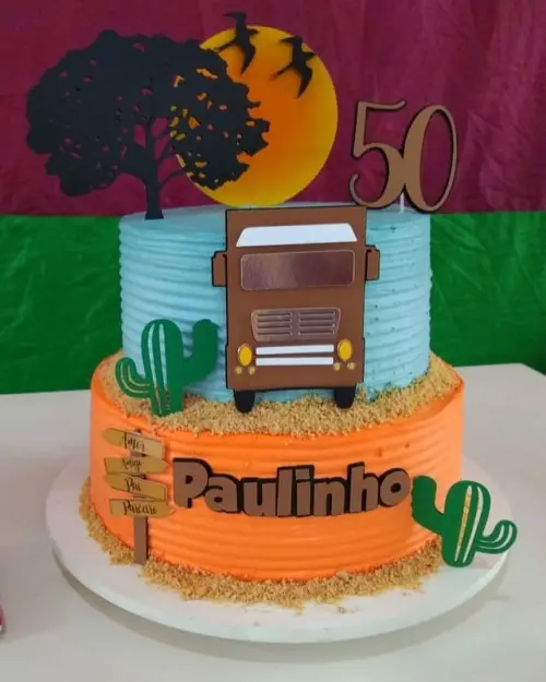 Arquivo de Corte Topo de Bolo - Caminhão