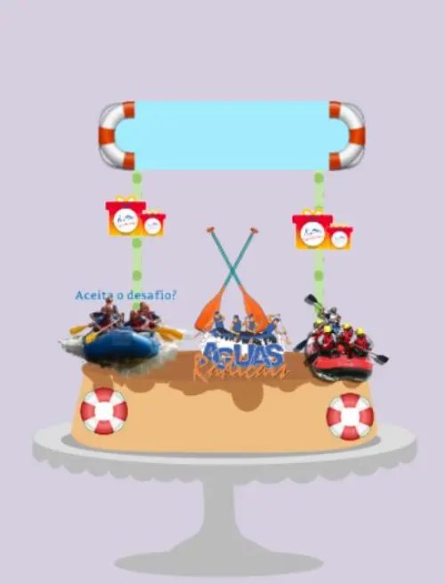 Arquivo de Corte Topo de Bolo - Canoagem