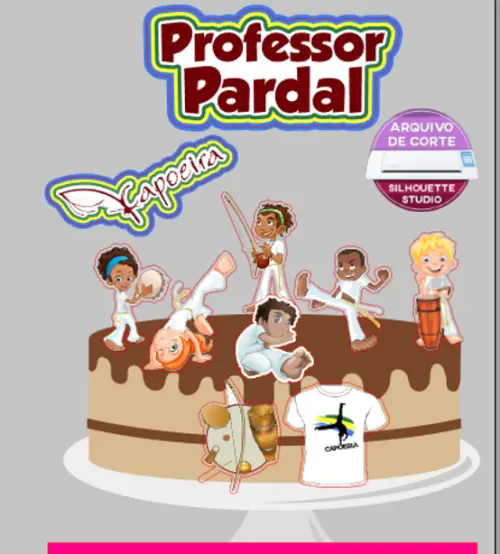 Arquivo de Corte Topo de Bolo - Capoeira