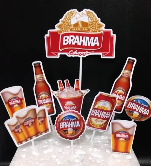 Arquivo de Corte Topo de Bolo - Cerveja