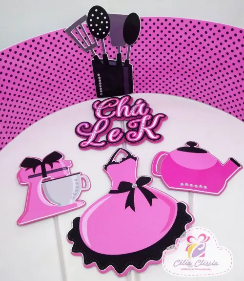 Arquivo de Corte Topo de Bolo - Chá de Cozinha