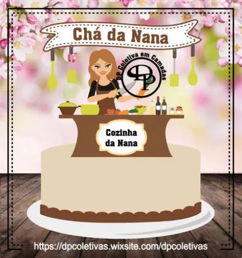Arquivo de Corte Topo de Bolo - Chá de Cozinha