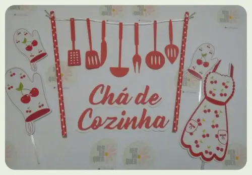 Arquivo de Corte Topo de Bolo - Chá de Cozinha