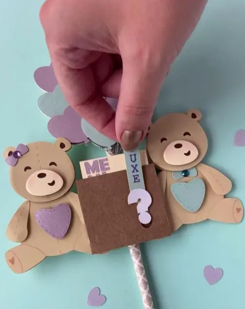 Arquivo de Corte Topo de Bolo - Chá Revelação