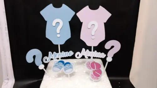 Arquivo de Corte Topo de Bolo - Chá Revelação