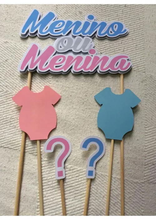 Arquivo de Corte Topo de Bolo - Chá Revelação