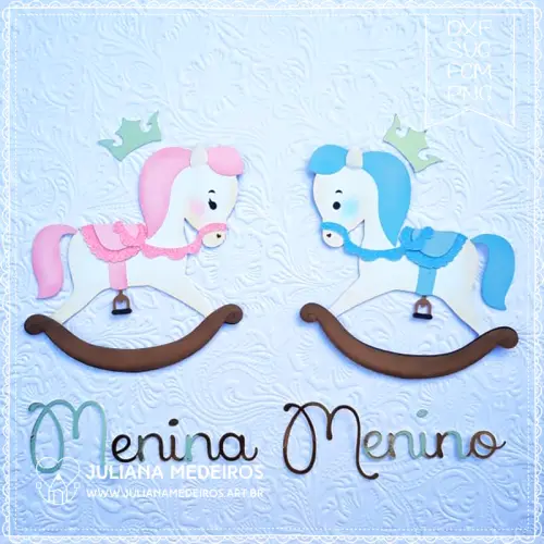 Arquivo de Corte Topo de Bolo - Chá Revelação