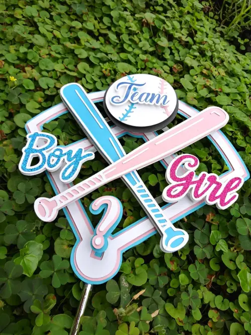 Arquivo de Corte Topo de Bolo - Chá Revelação