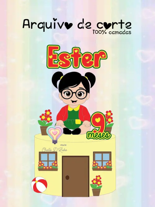 Arquivo de Corte Topo de Bolo - Turma do Chaves