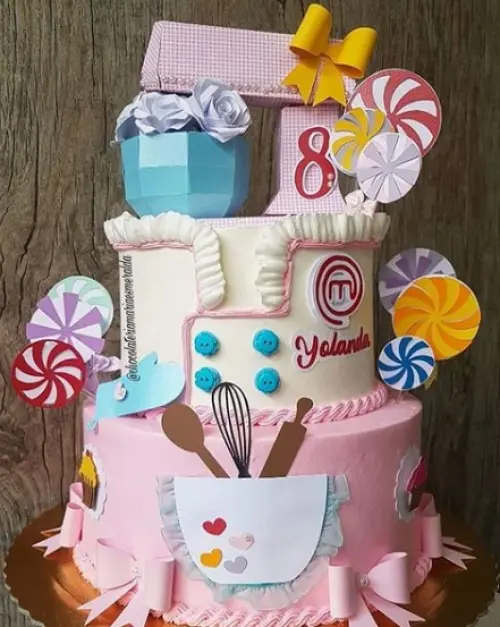 Arquivo de Corte Topo de Bolo - Chef de Cozinha