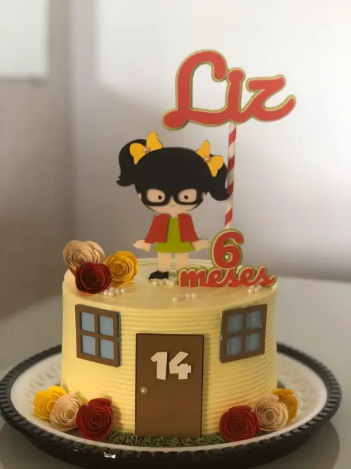 Arquivo de Corte Topo de Bolo - Chiquinha