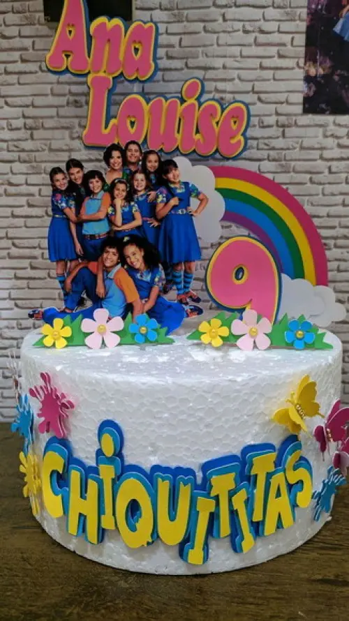 Arquivo de Corte Topo de Bolo - Chiquititas