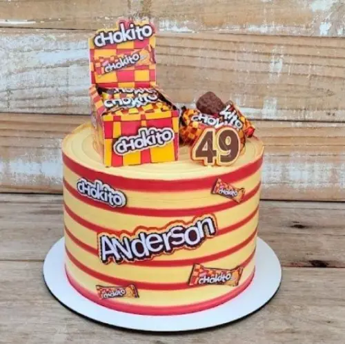 Arquivo de Corte Topo de Bolo - Chokito Chocolate