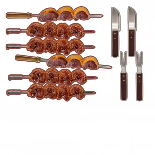 Arquivo de Corte Topo de Bolo - Churrasco