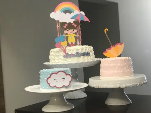 Arquivo de Corte Topo de Bolo - Chuva de amor