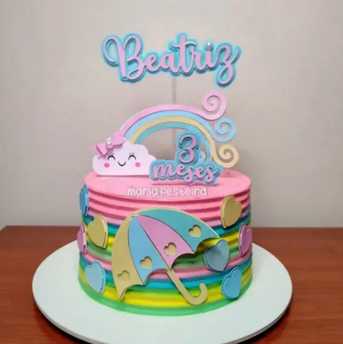 Arquivo de Corte Topo de Bolo - Chuva de amor