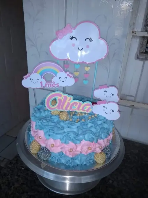 Arquivo de Corte Topo de Bolo - Chuva de amor