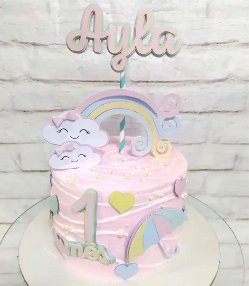 Arquivo de Corte Topo de Bolo - Chuva de amor