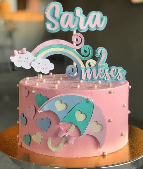 Arquivo de Corte Topo de Bolo - Chuva de amor