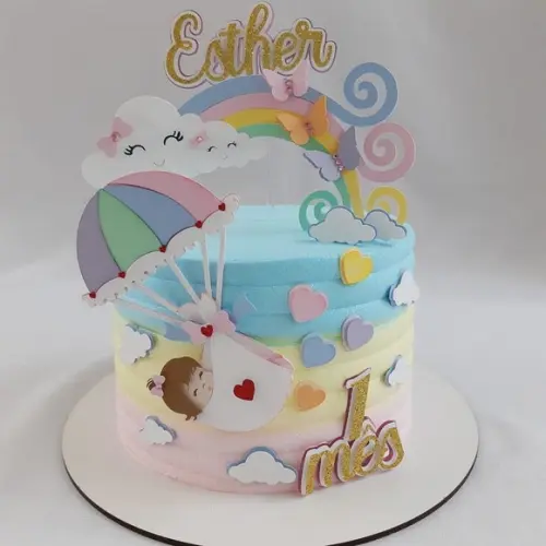 Arquivo de Corte Topo de Bolo - Chuva de amor