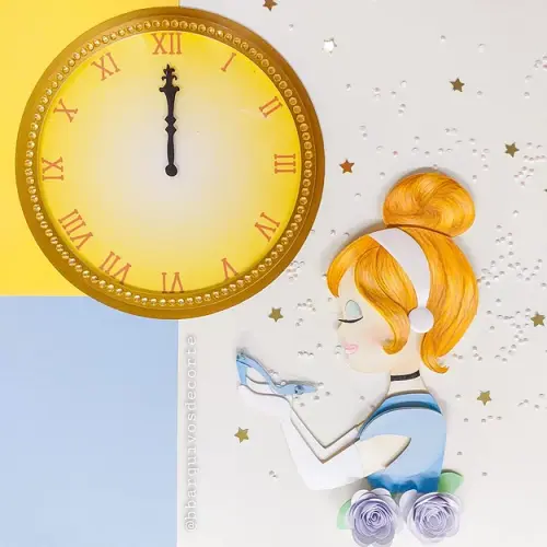 Arquivo de Corte Topo de Bolo - Cinderela