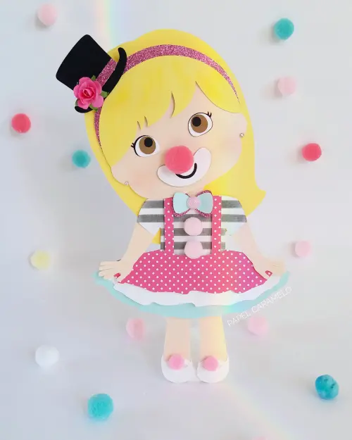 Arquivo de Corte Topo de Bolo - Circo