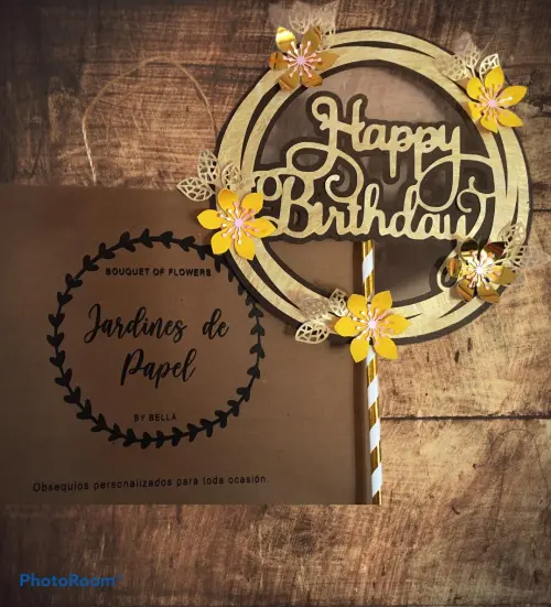 Arquivo de Corte Topo de Bolo - Círculo e Geométricos