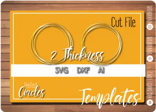 Arquivo de Corte Topo de Bolo - Círculo e Geométricos