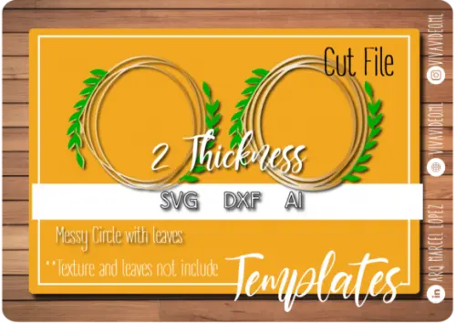 Arquivo de Corte Topo de Bolo - Círculo e Geométricos