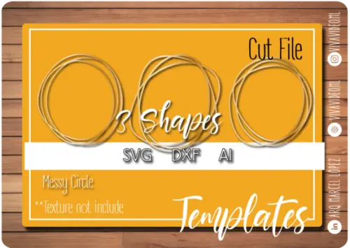 Arquivo de Corte Topo de Bolo - Círculo e Geométricos