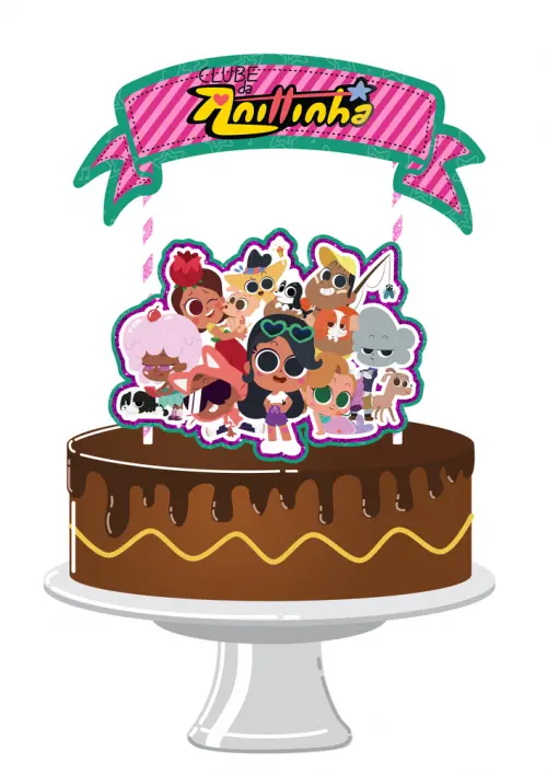 Arquivo de Corte Topo de Bolo - Clube da Anitinha