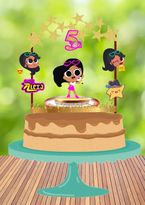 Arquivo de Corte Topo de Bolo - Clube da Anitinha