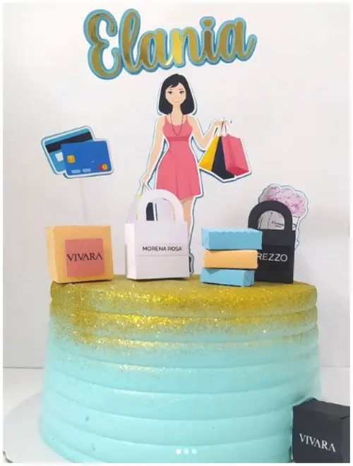 Arquivo de Corte Topo de Bolo - Compras