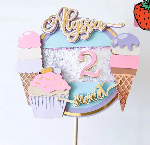 Arquivo de Corte Topo de Bolo - Confeitaria