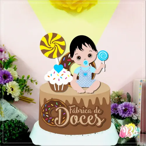 Arquivo de Corte Topo de Bolo - Confeitaria